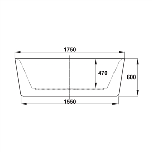 Bồn Tắm Độc Lập 1750 REGAL Hafele 588.55.670